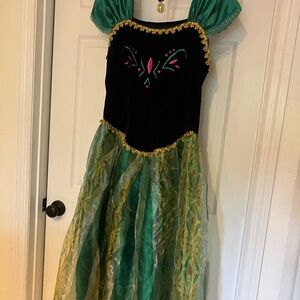 Anna Frozen Adult Women’s Halloween Costume Coronation Dress